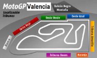 Tribuna BLANCA<br />MotoGP Valencia<br /> Circuito Ricardo Tormo